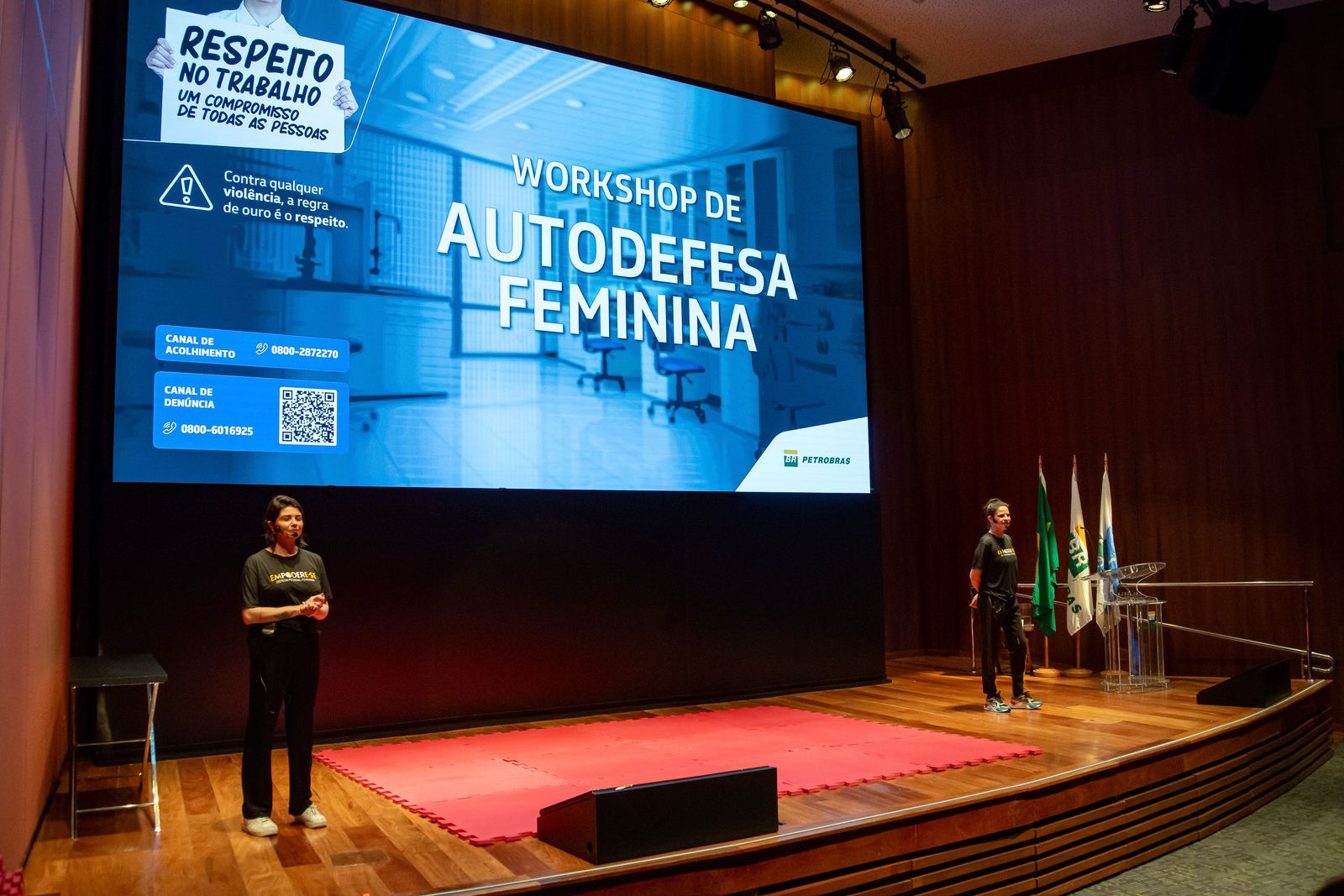 Workshop de Autodefesa Feminina na Petrobras